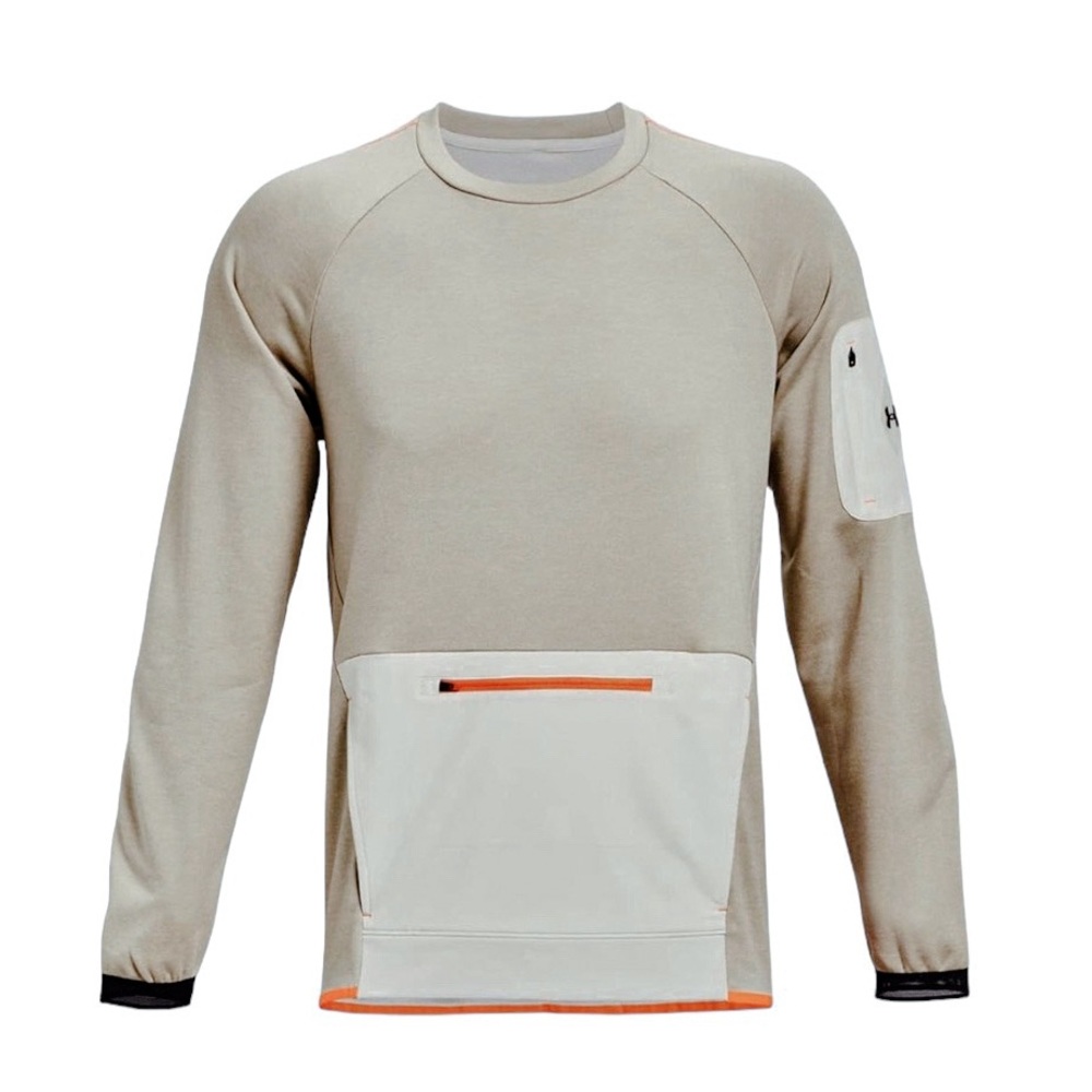 NWT Under Armour Terrain Terry Crew Sweatshirt Sz. L